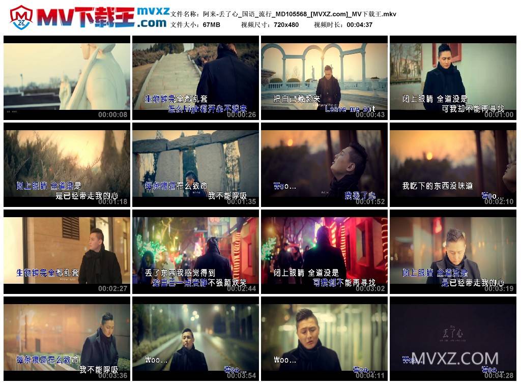 阿来-丢了心_国语_流行_MD105568